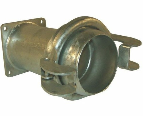 Male 4 bolt - 6", flange