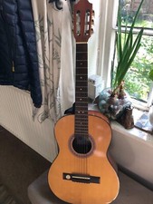 Gewa Pro Arte 3/4 size left handed guitar with Gewa case -