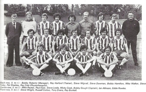 Clydebank football team photo - football,