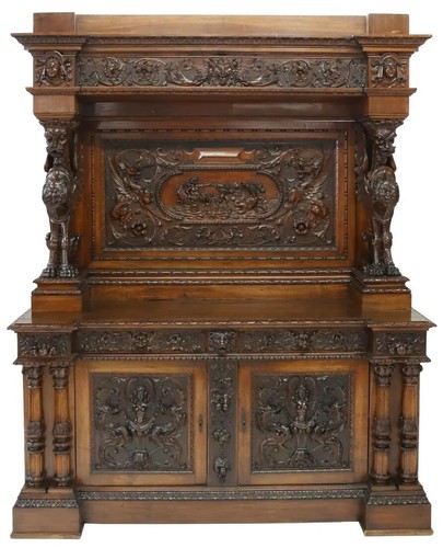 Antique sideboard italian - sideboard,,