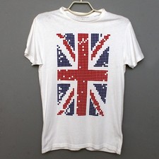 Primark Men's White Union Jack T-shirt Size XXL