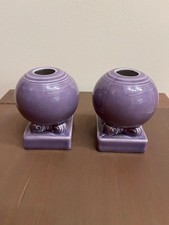 Fiesta ware Lilac Bulb Candle