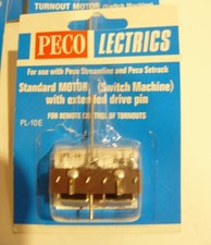 PECO PL10E point motors with