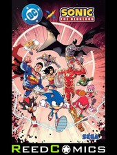 DC X SONIC THE HEDGEHOG GRAPHIC NOVEL New Paperback Collects 5 Part Series
