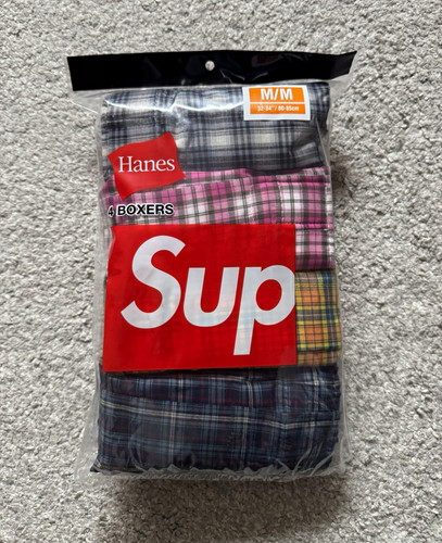 Supreme hanes plaid boxers - supreme®/hanes®,