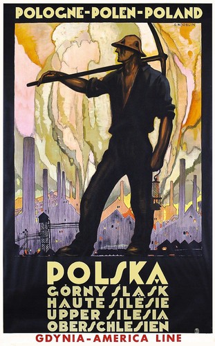 Vintage polska travel poster - polska,