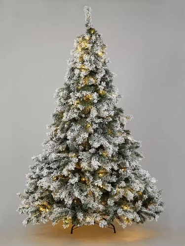 7ft snowy flocked - 7ft,