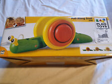 Wooden 2003 Plan Toys Pull-Along Snail 5108 Boxed Ages From 19 months