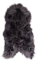 Westmorland Sheepskins Icelandic Sheepskin Rugs - Dyed Graphite / Multiple Sizes