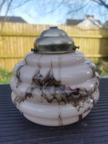 Art deco beehive marbled - art,