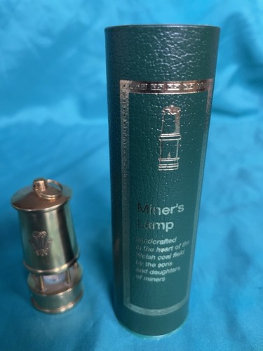 Solid brass welsh miners - brass,