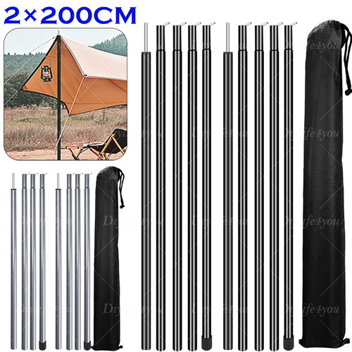 2pcs 200cm tent - tent, poles