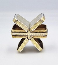 RARE FRENCH SOLID SILVER GILT