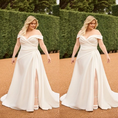 Satin wedding dresses - satin,