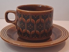 Vintage 1970s Hornsea Heirloom Teacup And Saucer