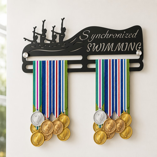 Swimming medal hanger - medal,