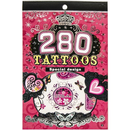 280 tattoos girls assorted - 280,