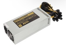 2000W Mining Power Supply 8 GPU 10x6PIN PSU for Bitcoin Ethereum Rig PC