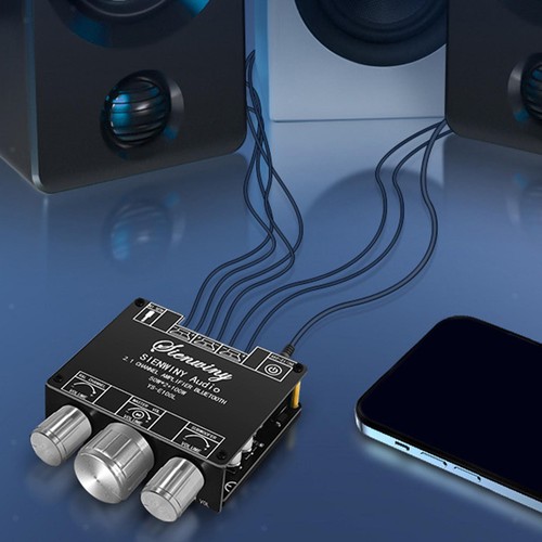 Stereo audio amplifier - stereo,