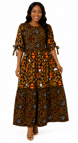 Handmade ankara kaftan maxi - handmade,