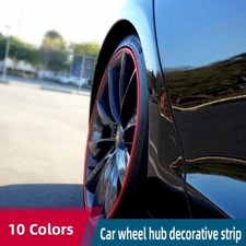 8M Red Trim Strip Car Rim