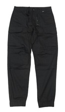 G-Star RAW Men's Black Compact Bitt Canvas Combat Cargo Trainer Pants