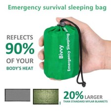 Waterproof Lightweight Thermal Emergency Sleeping Bag Survival Blanket Camping