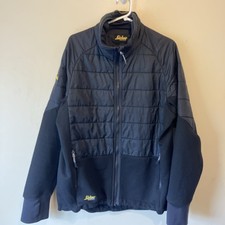 Snickers FlexiWork Hybrid Men's black upper-insulated work jacket 1902 Large