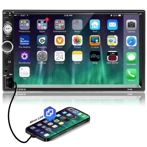 Double 2din car stereo - 7",