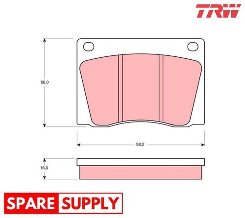 Brake pad set disc - pad,