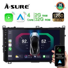 For Toyota Corolla E18 2016-2019 9" DAB+ 2+32G Android 14 Car Sat Nav Radio&CAM