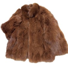 Saga fox fur - coat, red