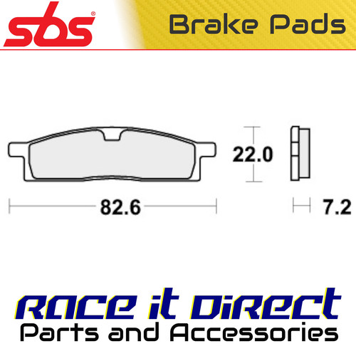 Brake pads for yamaha lw - for,