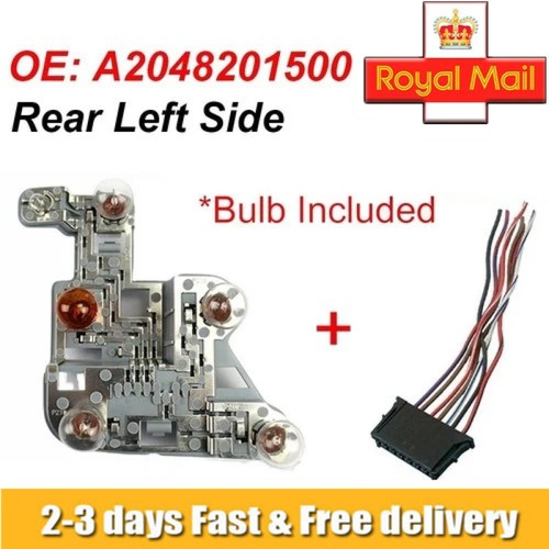 Left tail light bulb holder - left,