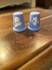 Two Wedgwood Jasperware Blue
