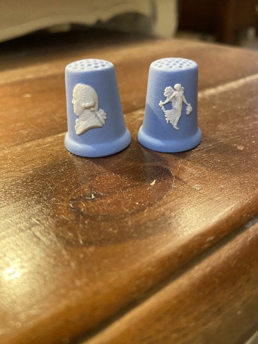 Two wedgwood jasperware blue - two,