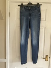 Ladies Armani Exchange Super Skinny - High Rise -Blue Jeans Size 28