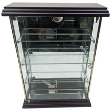 Vintage Wooden & Glass Small