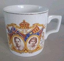 Vintage King George VI Queen Elizabeth May 12 1937 Coronation Cup Mug 