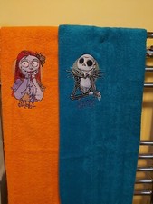 Halloween - ( 5 choices) Personalised Embroidery Towels for Everyone