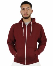 Mens Fleece Hoodie Zip Up