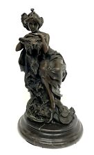Art Nouveau Bronze sculpture of a Maiden & Werewolf AFTER  C. Mirval