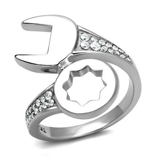 Mens tool ring diy - cz, silver