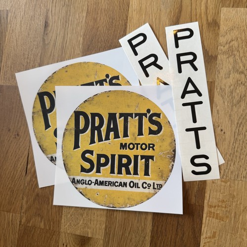 Pratts motor spirit - motor, sticker