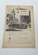 Humber Pullman Limousine Advert from 1950 -  Original Ad Advertisement