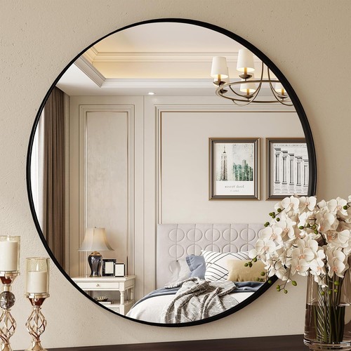 Round wall mirror large - wall,
