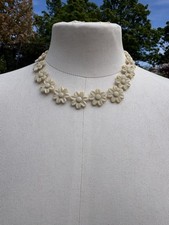 Vintage cream daisy popper - vintage,