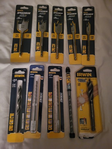 Selection irwin drill bits - drill,
