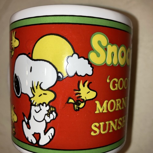 Vintage snoopy ceramic mug - ,