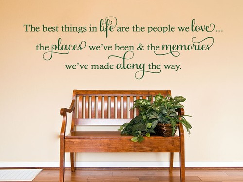Life love and memories wall - and,